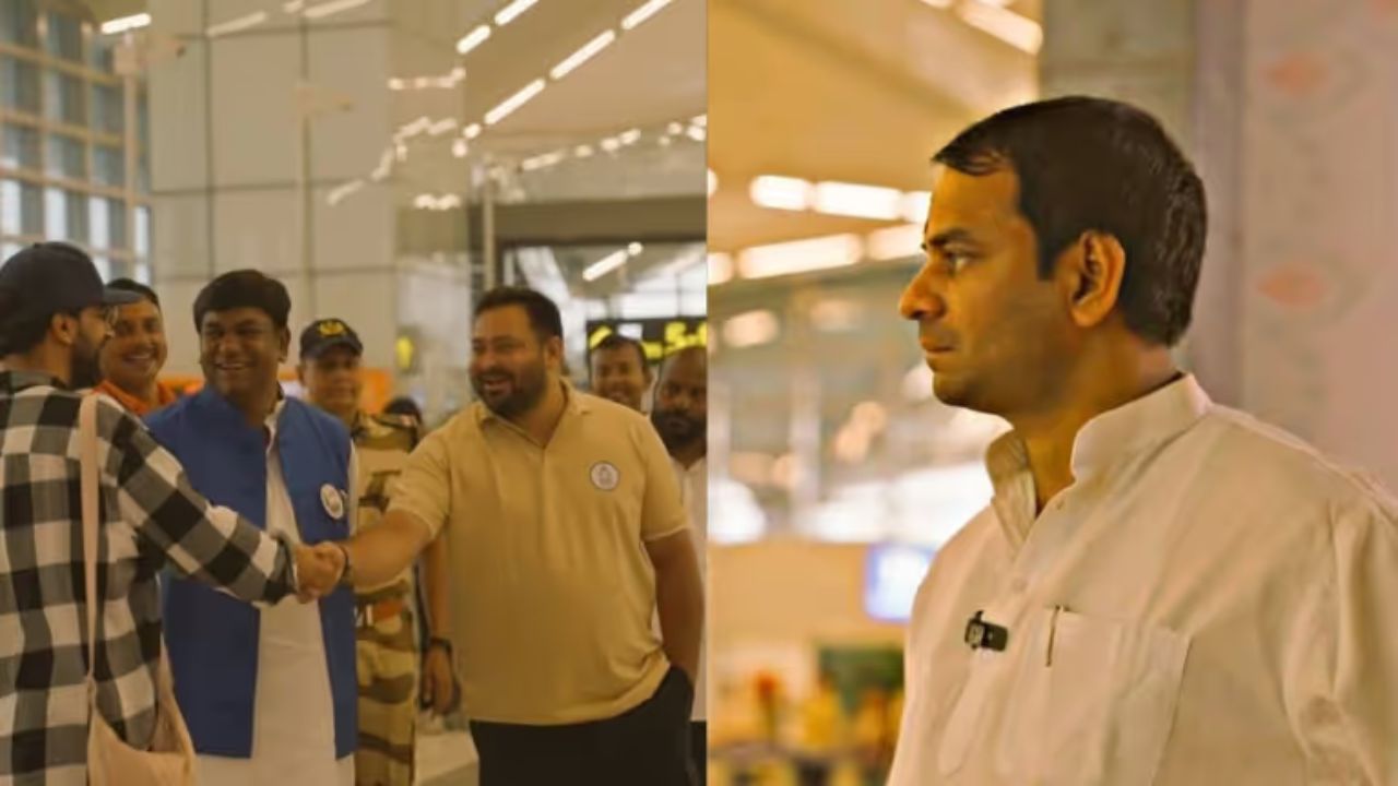 Tejpratap Yadav-Tejashvi Yadav at patna airport