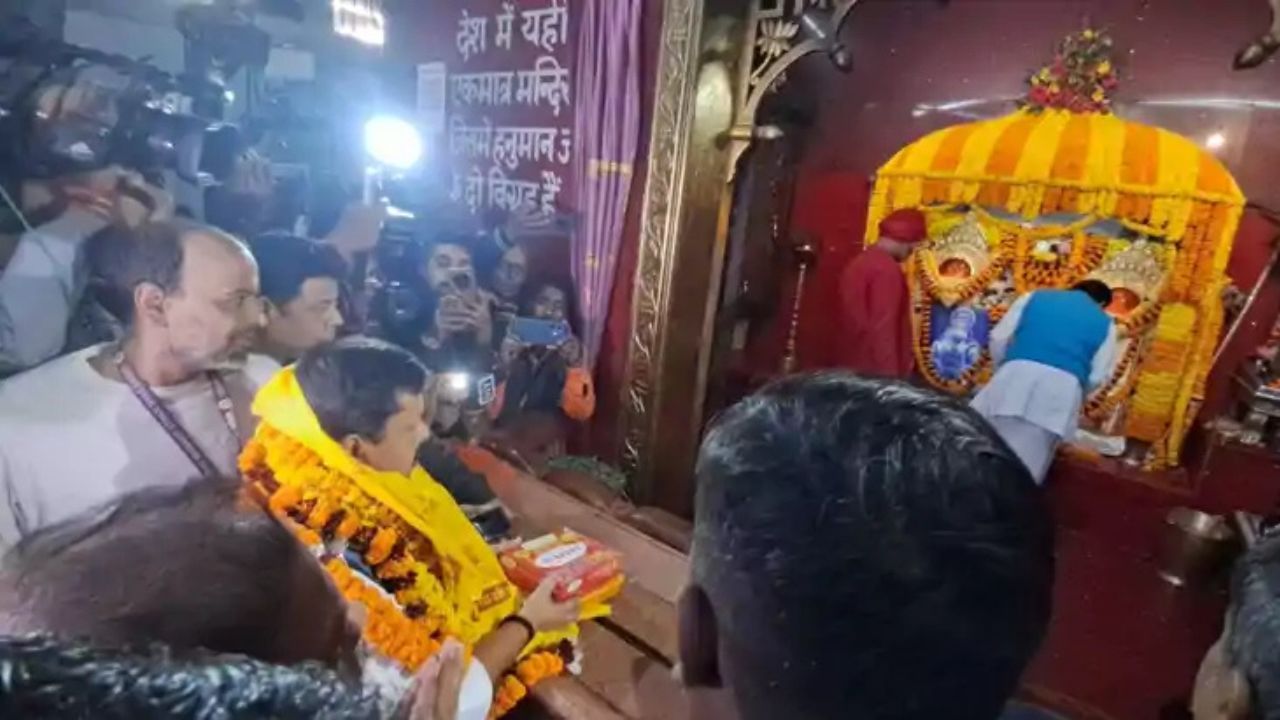 Nitin Nabin In Patna Hanuman Mandir